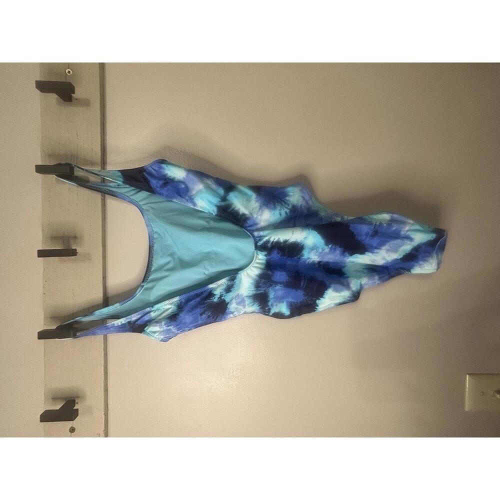 Aerie Vibrant Blue Tie-Dye Swimsuit - XS - Picture 2 of 6